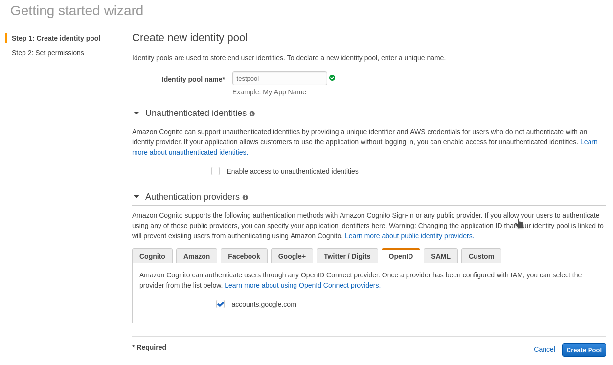 Create OAuth Client ID